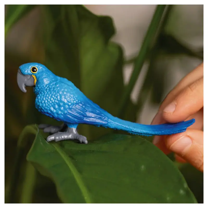Schleich Wildlife Hyacinth Macaw Bird Model 1