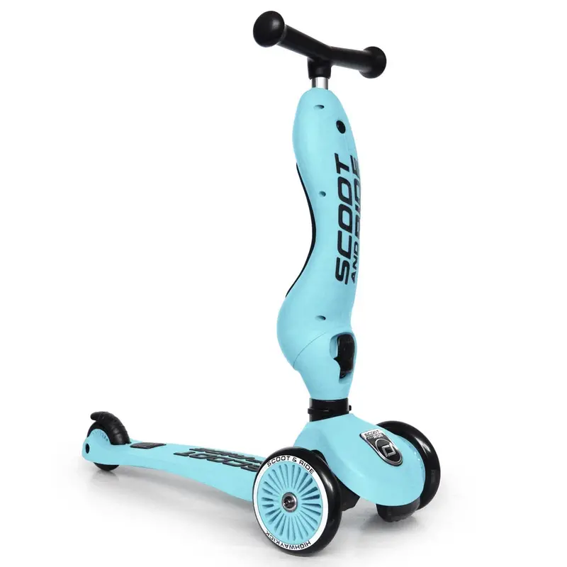 Scoot & Ride Highwaykick 1 Dual-Mode Scooter – Blueberry Purple 1