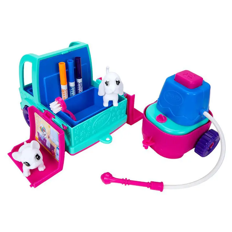 Scribble Scrubbie Pets Grooming Truck Playset – Interactive Animal Care Kit (Crayola) 1