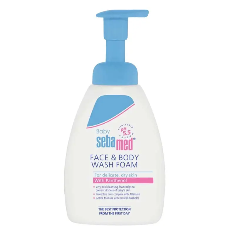 Sebamed Baby Face & Body Foam Cleanser – 400 Ml 1