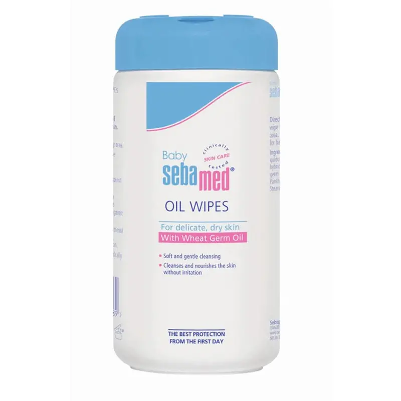 Sebamed Baby Oil Wipes – Pack Of 70 1