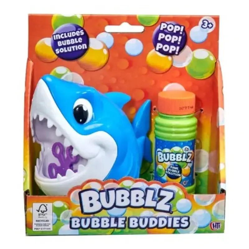 Shark-Shaped Bubble Blower Toy – Bubblz Series 1