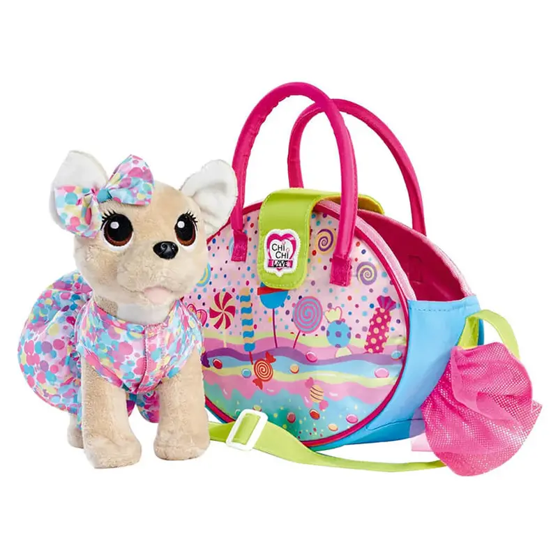 Simba Chi Chi Love Candy-Themed Plush Dog – 20 Cm Soft Toy 1