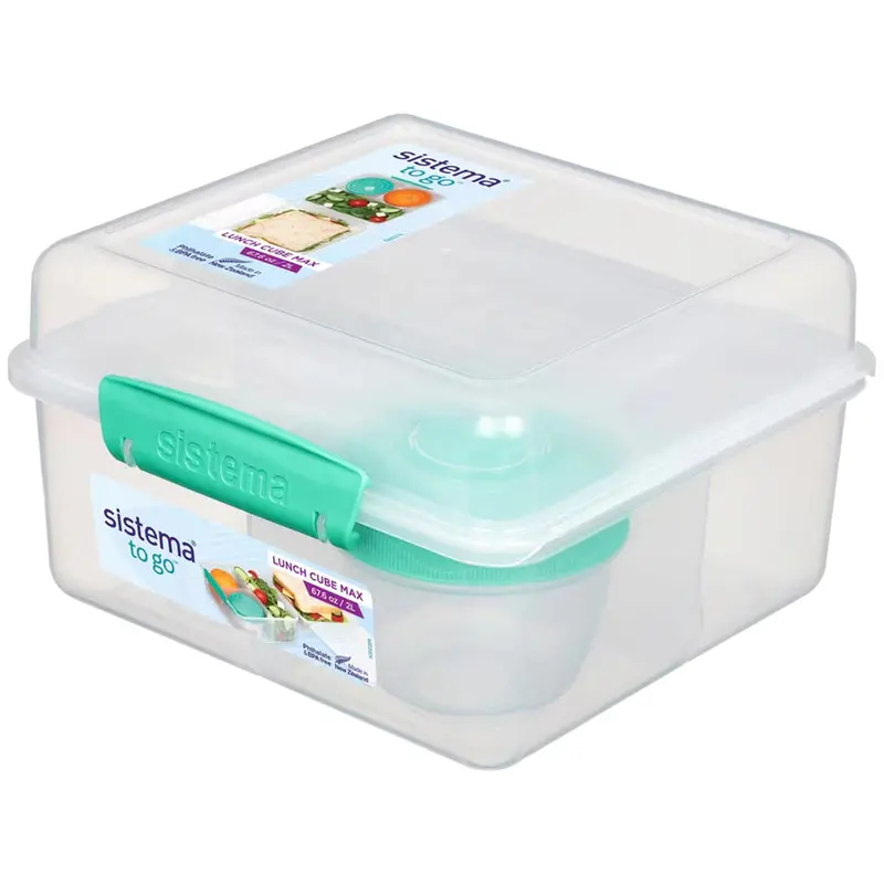 Sistema Lunch Cube Max To-Go – 2L Spacious Bento Box 1