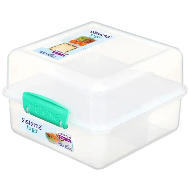 Sistema Lunch Cube To-Go – 1.4L Vibrant Stackable Box 1