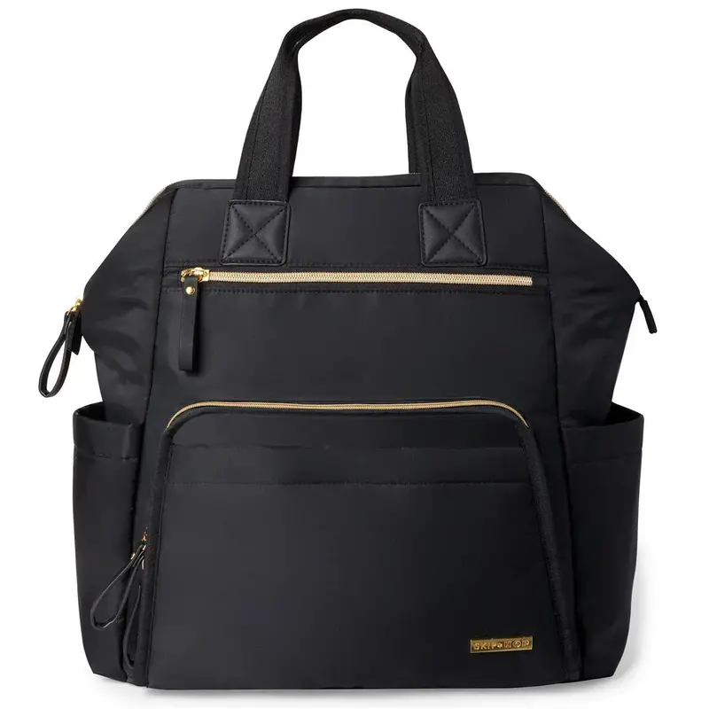 Skip Hop Diaper Backpack – Main Frame Design In Black (Limited-Time Discount) 1
