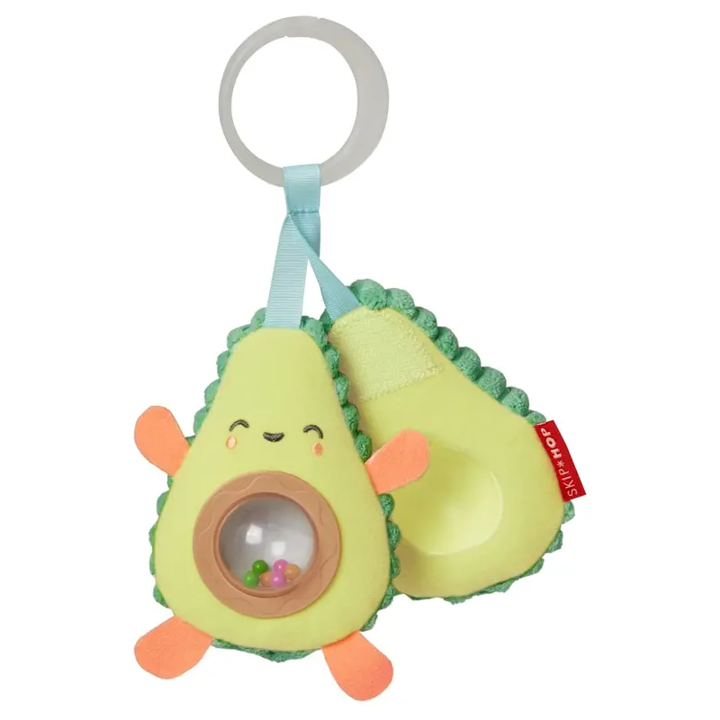Skip Hop Farmstand Avocado Toy For Strollers – Multi-Colored Sensory Toy 1
