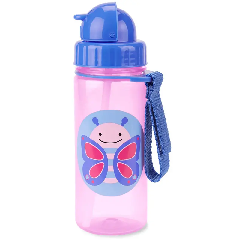 Skip Hop Zoo Insulated Straw Bottle – Butterfly Design 1