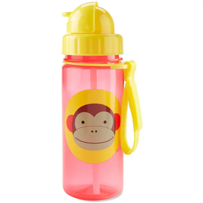 Skip Hop Zoo Insulated Straw Bottle – Monkey Design 1