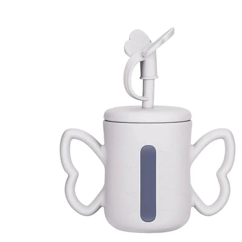 Smily Mia Dommy Silicone Sippy Cup With Straw – 5 Oz Wind Chime Design 1