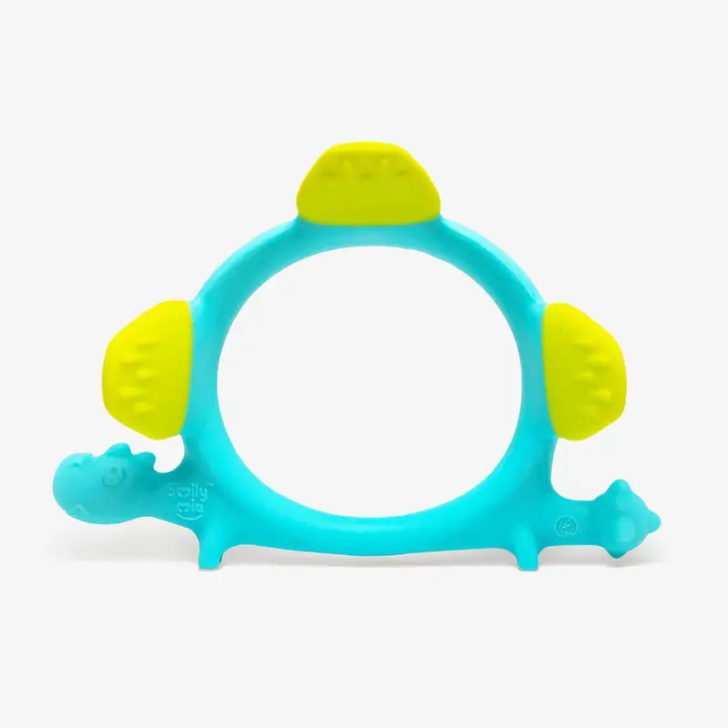 Smily Mia Norman Dinosaur Silicone Teether – Blue Color Variant 1