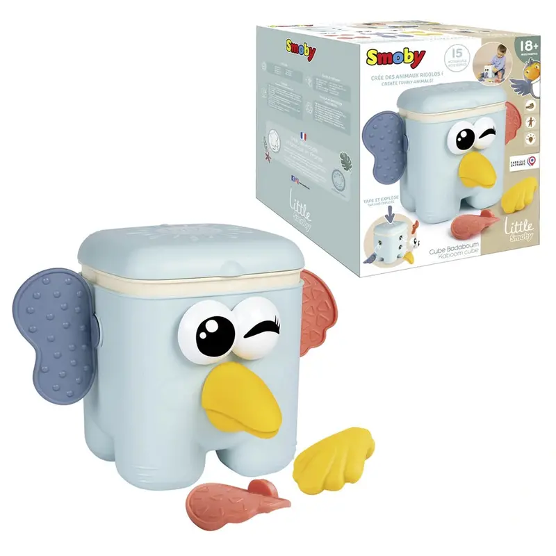 Smoby Ls Kaboom Cube – Interactive Learning Toy With Sound & Light Effects 1