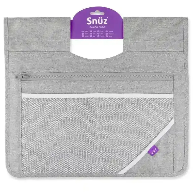 Snuzpod4 Grey Under-Crib Storage Pocket 1