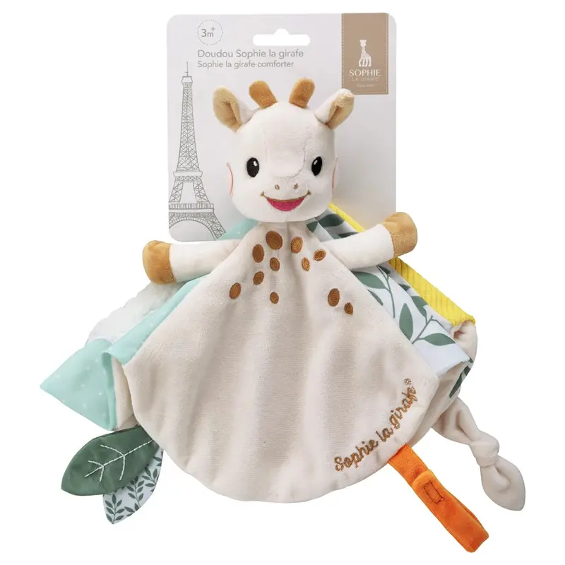 Sophie La Girafe Soft Comforter Blanket – 'Il Était Une Fois' Design 1