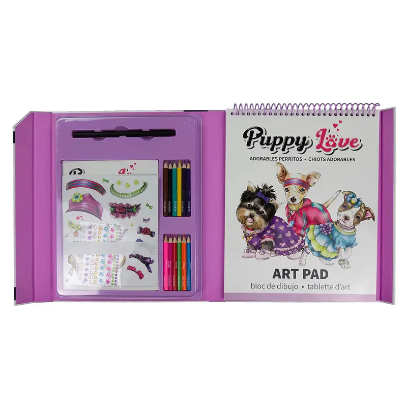 Spicebox Puppy Love Themed Art & Design Kit 1