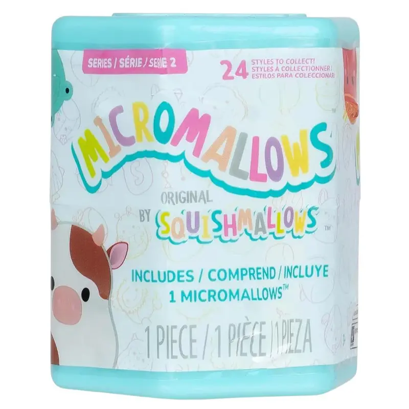 Squishmallows Micromallows Series 2 – Mini Capsule Plush (6 Cm, Assorted Designs) 1