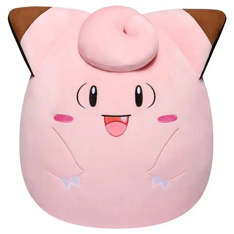 Squishmallows Pokémon Clefairy Plush – 14-Inch Pink Stuffed Toy 1