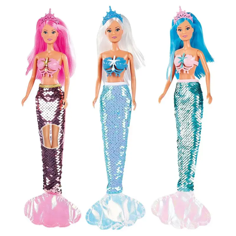 Steffi Love Mermaid Doll With Temperature-Sensitive Color Swap – Assorted 1