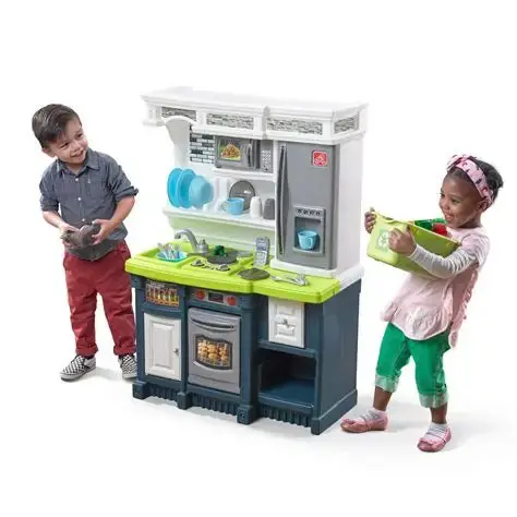 Step2 Blue Custom Lifestyle Play Kitchen 1