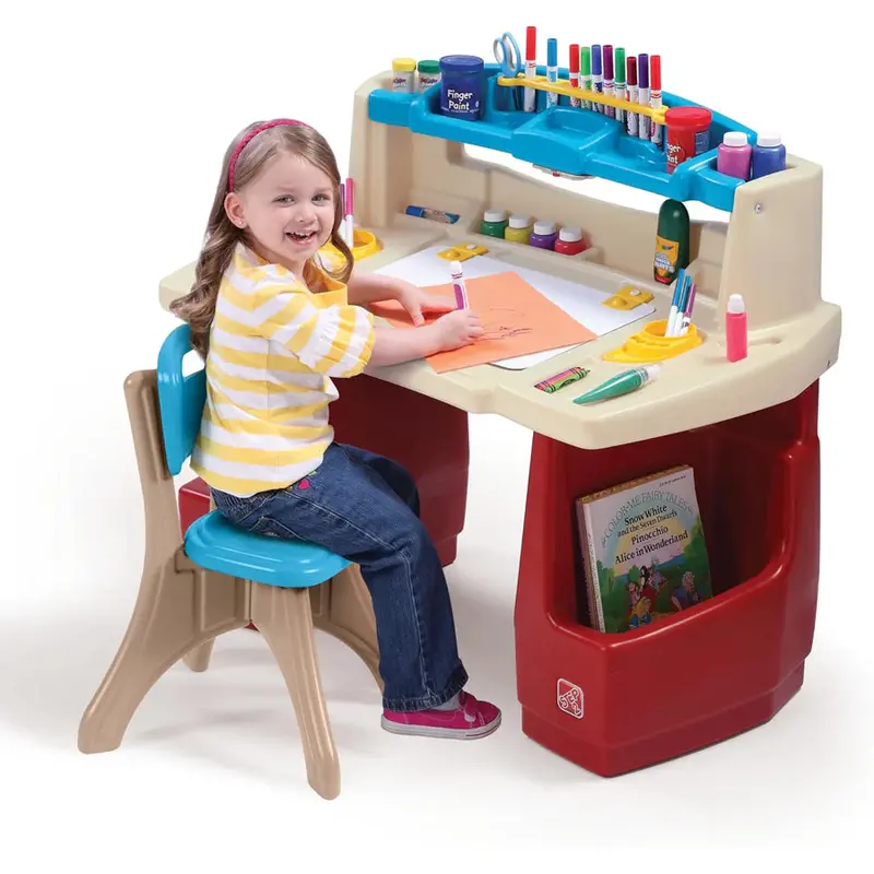 Step2 Deluxe Art Master Activity Desk For Young Artists 1