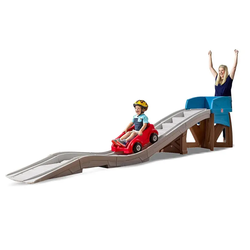Step2 Extreme Thrill Coaster – Red High-Speed Roller Coaster Playset 1