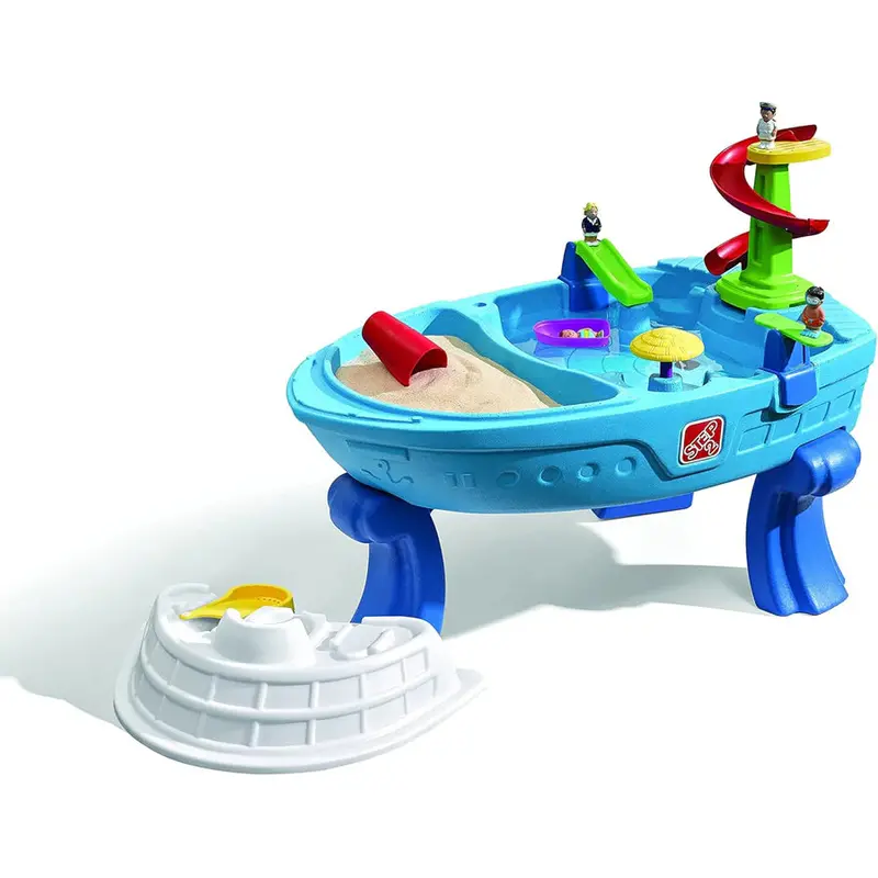 Step2 Fiesta Cruise Sand & Water Table – Dual-Function Outdoor Play Station 1