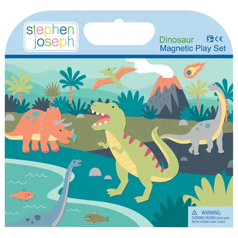 Stephen Joseph Dinosaur Magnetic Playset For Toddlers 1