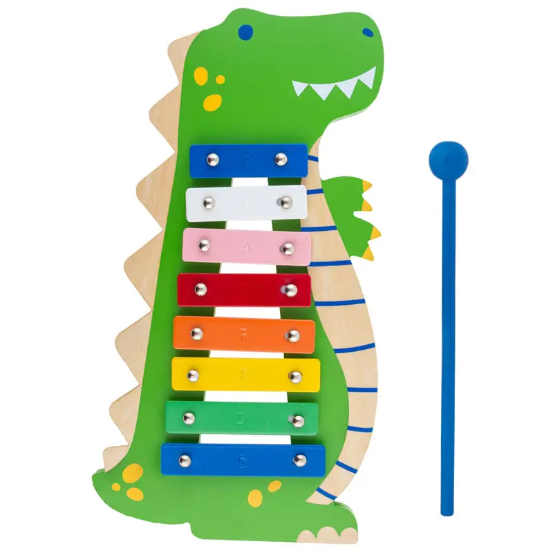 Stephen Joseph Dinosaur-Themed Wooden Xylophone 1