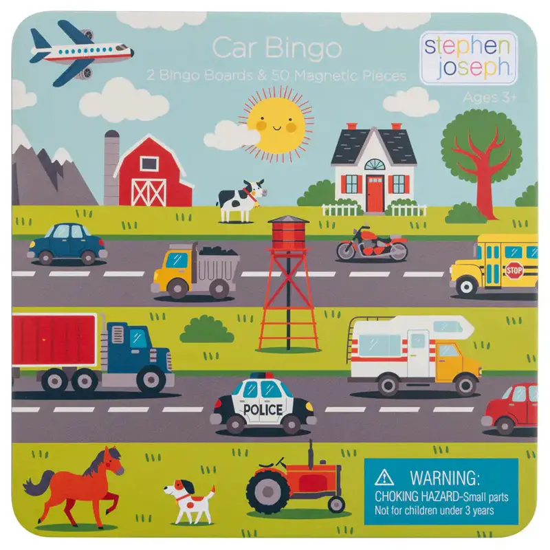 Stephen Joseph Road Trip Car Bingo Travel Game 1