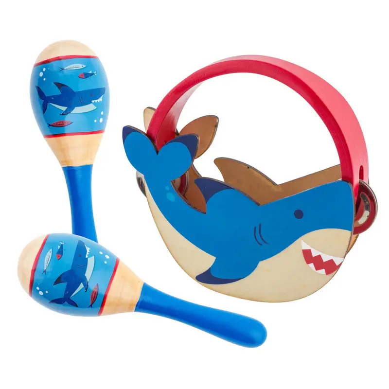 Stephen Joseph Shark Design Percussion Toy Set 1