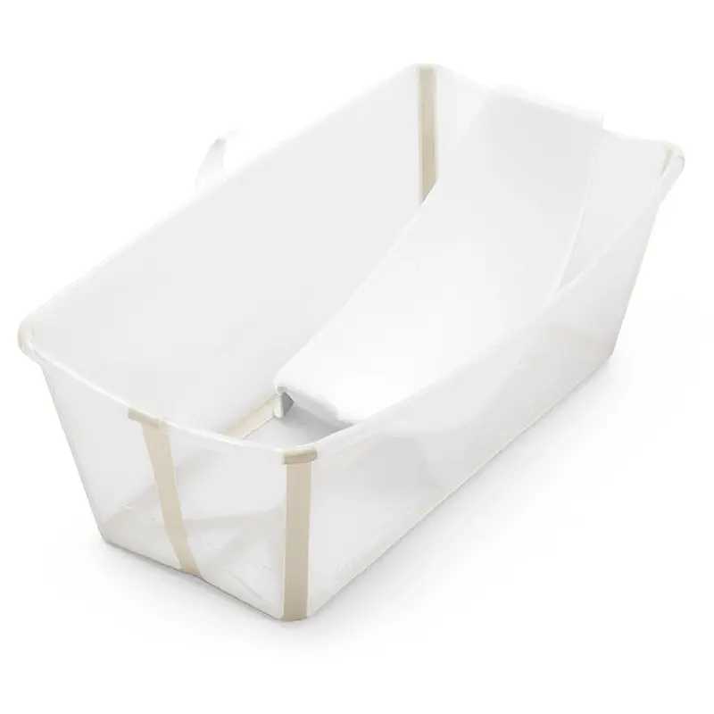 Stokke Flexi Bath Bundle – Sandy Beige Infant Bathtub Set 1