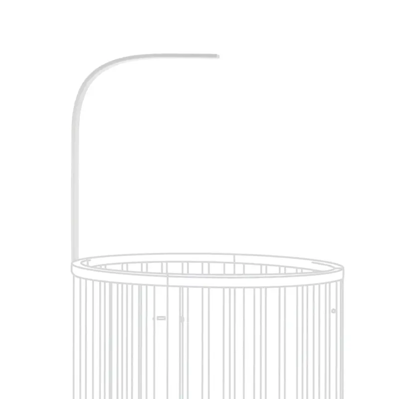 Stokke Sleepi Drape Rod – White Aluminum Support Bar 1