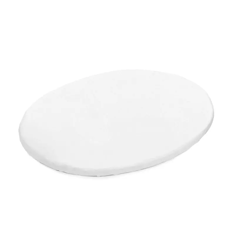 Stokke Sleepi Mini Fitted Sheet – Soft White Cotton Fabric 1