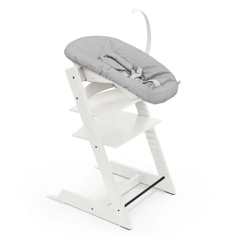 Stokke Tripp Trapp High Chair With Newborn Set – White Finish 1