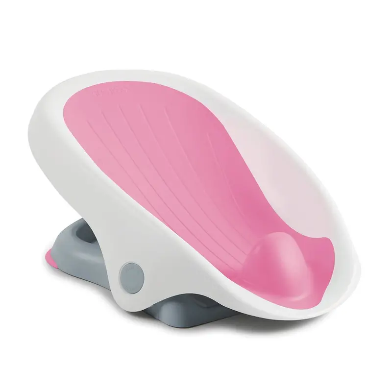 Summer Clean Rinse Grow-With-Your-Baby Bath Seat – Adjustable Infant Bather (Pink) 1
