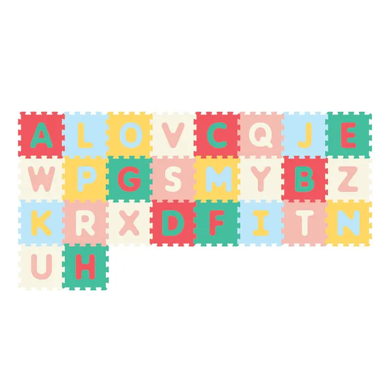 Sunta Alphabet Floor Puzzle Mat – 26-Piece Educational Play Rug 1