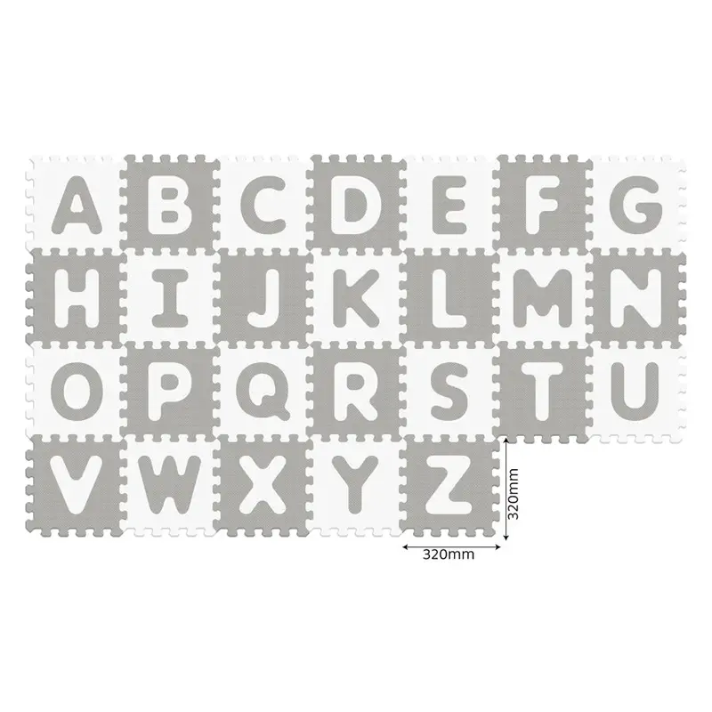 Sunta Antibacterial Alphabet Puzzle Mat – 26-Letter Sanitized Foam Learning Mat 1