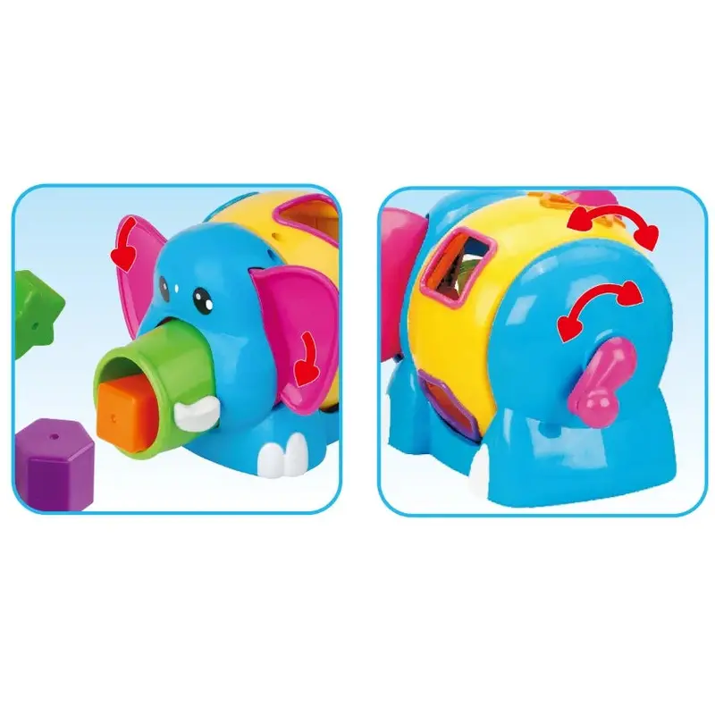 Tanny Toys Elephant Rattle – Gentle Jingle & Soft-Touch Learning Toy 1