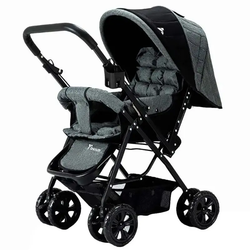 Teknum Look At Me Reversible Stroller – Sleek Grey Finish 1