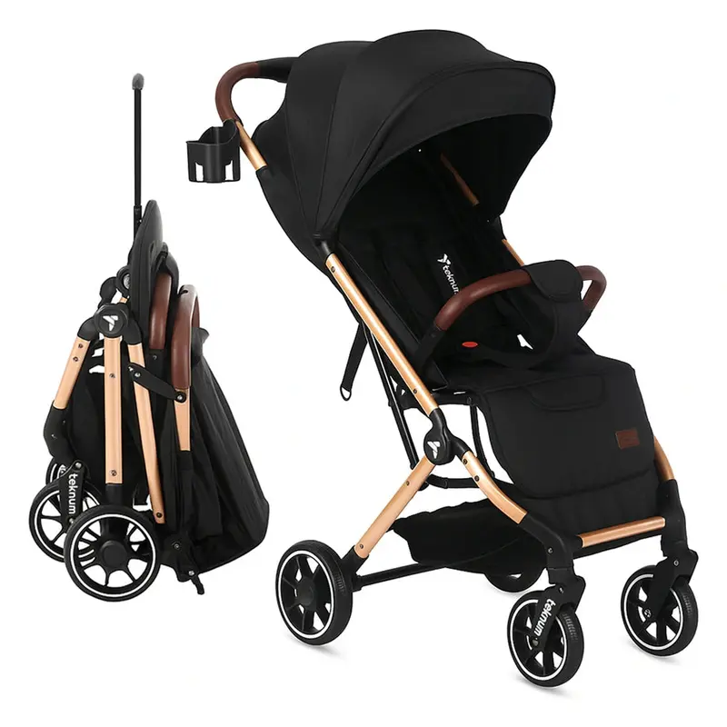 Teknum Travel Cabin Plus Stroller In Sunshine Black Finish 1