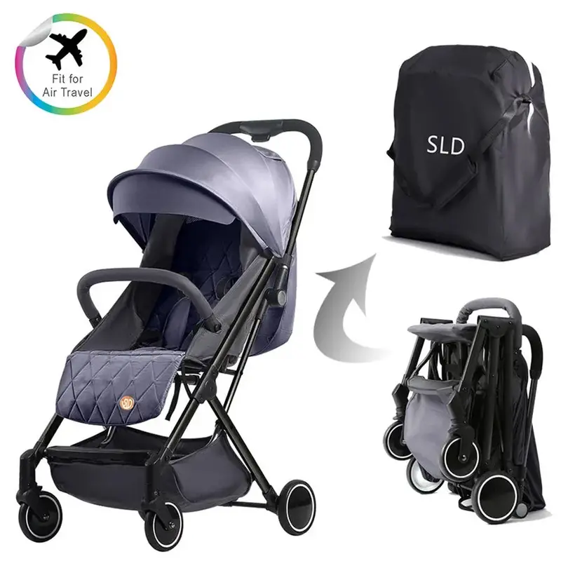 Teknum Travel Lite Stroller Sld – Sleek Dark Grey Model 1
