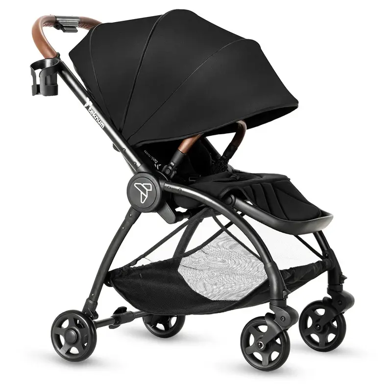 Teknum Travel Stroll 2 Lightweight Stroller – Sleek Black Design 1