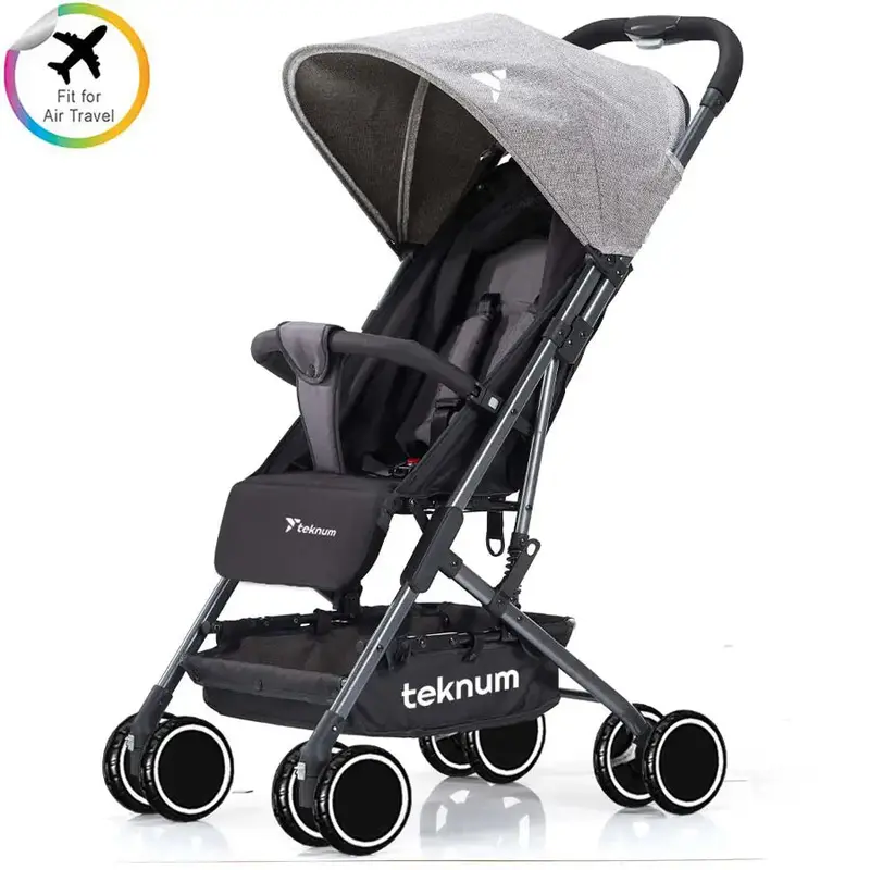 Teknum Yoga Lite Lightweight Stroller In Grey 1