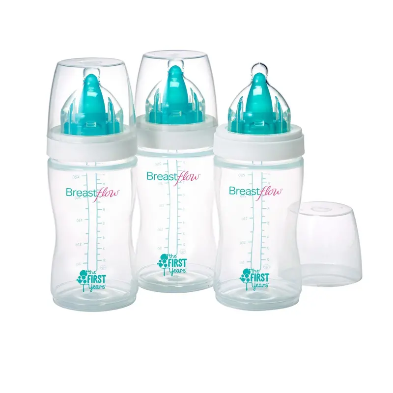 The First Years B'Flow 9Oz Bottles – 3-Pack Anti-Colic Feeding System 1
