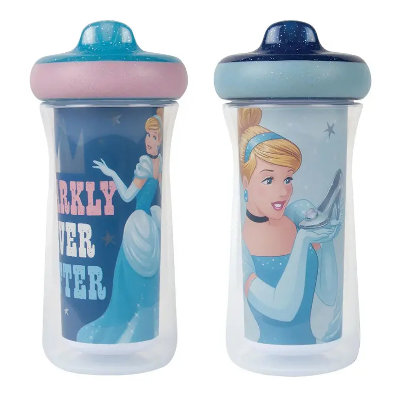 The First Years Cinderella Insulated Sippy Cups – 9Oz, 2-Pack 1