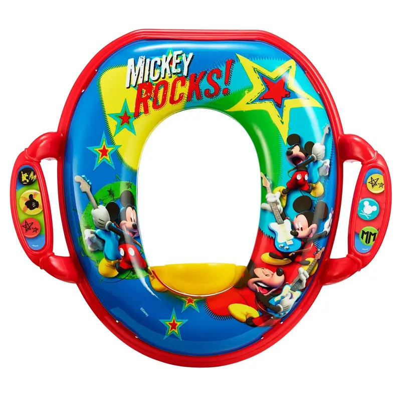 The First Years Mickey Mouse Soft Potty Ring – Gentle, Familiar Potty Aid 1