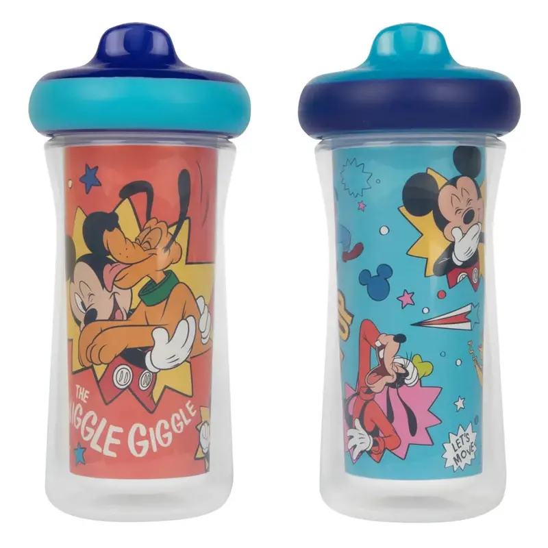 The First Years Mickey-Themed Insulated Sippy Cups – 2-Pack, 10Oz 1