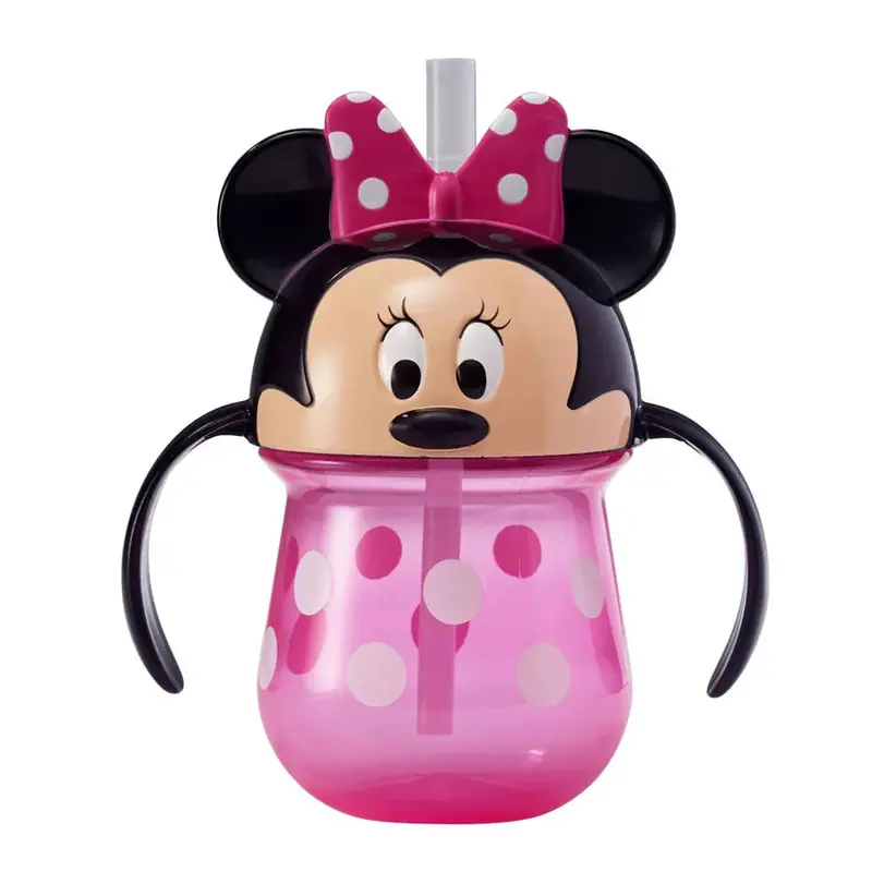 The First Years Minnie Mouse Sculpted Trainer Cup – Ergonomic Handle Cup For Toddlers 1