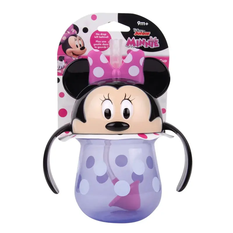 The First Years Minnie Mouse Sippy Cup – 7-Ounce Straw-Style Trainer Cup 1