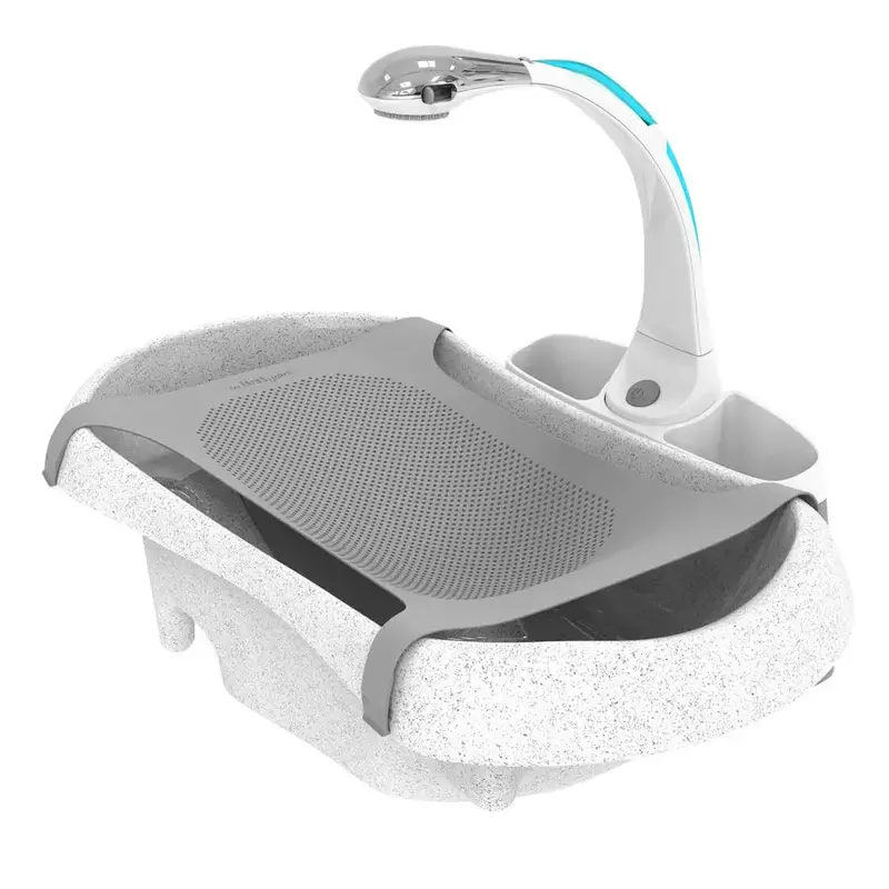 The First Years Rain Shower Baby Bath Tub With Adjustable Handle 1